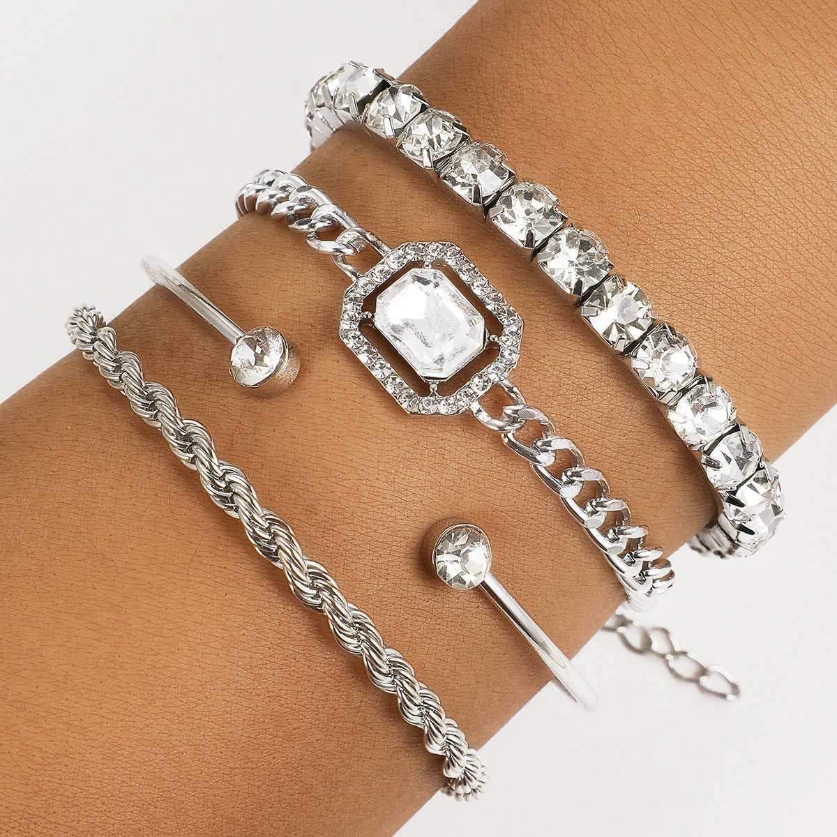 Vintage 4 delige armbandenset