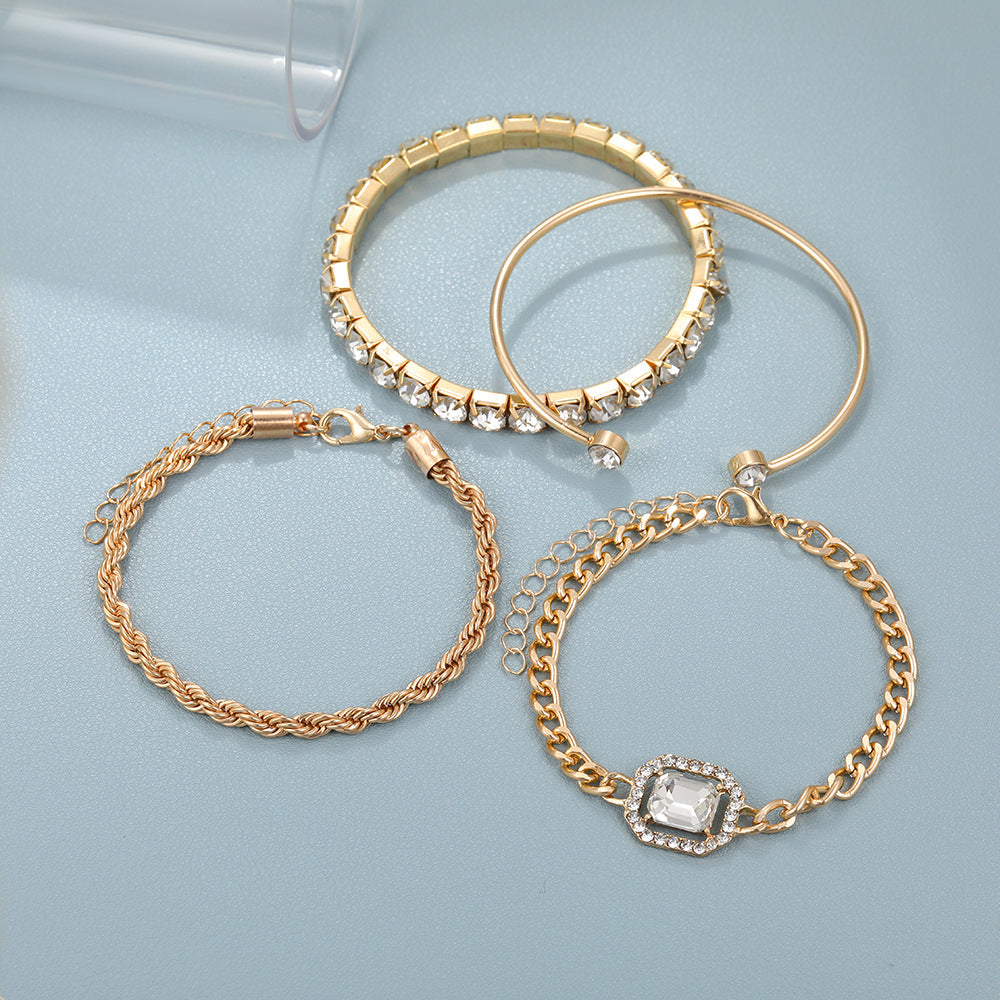Vintage 4 delige armbandenset