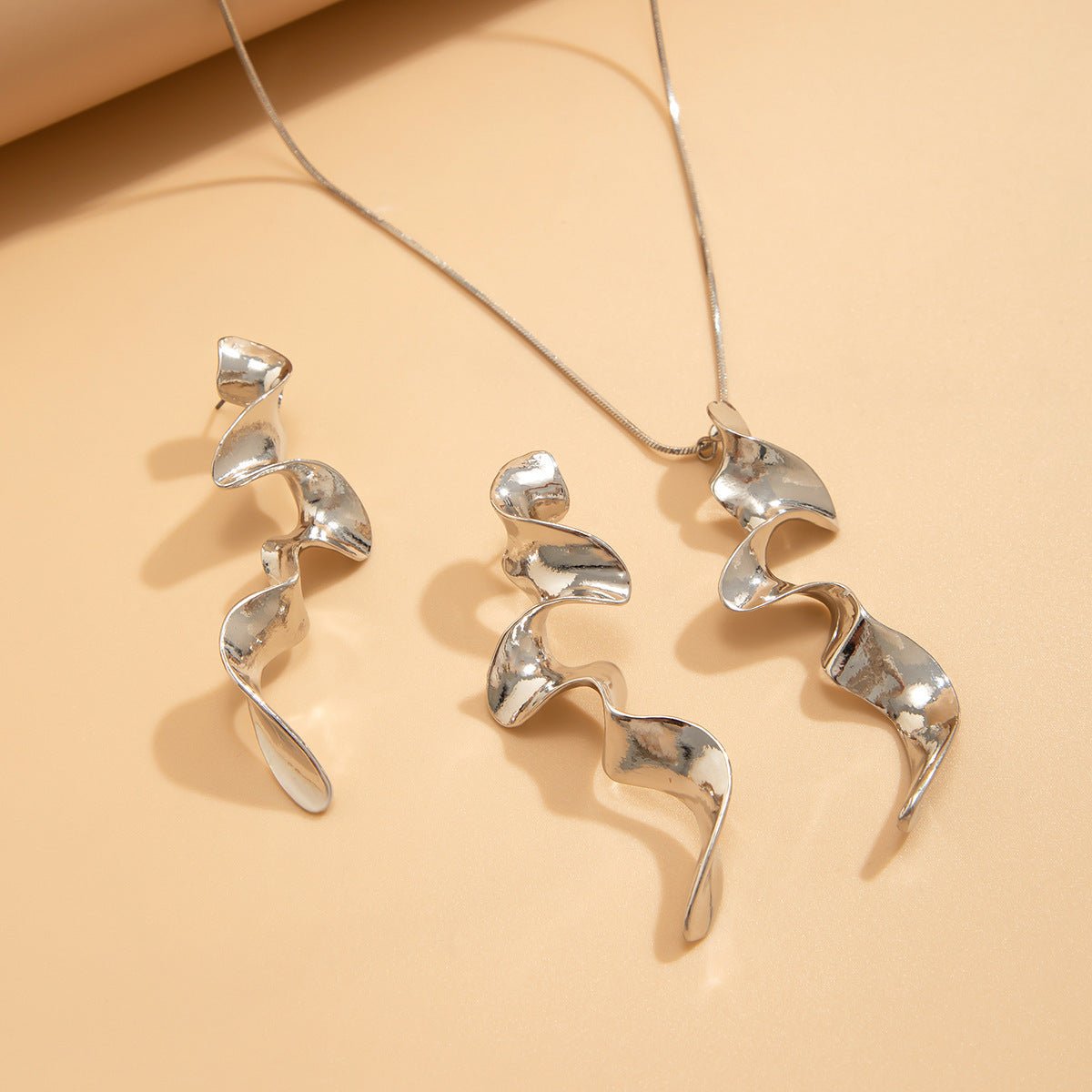 Spiral | Ketting & Oorbellen Set