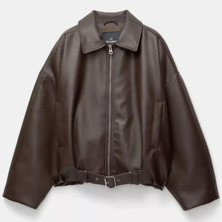 benelux-fashion| Viral Leren Jas-Bear