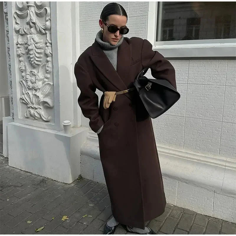 Lena | Stijlvolle Lange Jas
