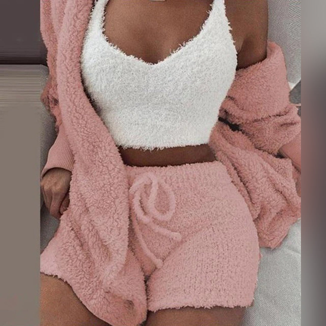 ASTRID - Zachte en gezellige 3-delige set-Benelux-fashion